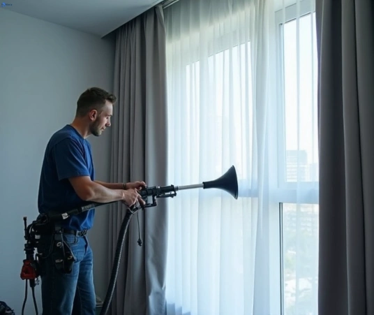 Professional drapes cleaning process tools Matty Curtain Cleaning south-wentworthville-nsw